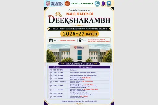 Deeksharambh-2026 (Faculty of Pharmacy, RUAS)